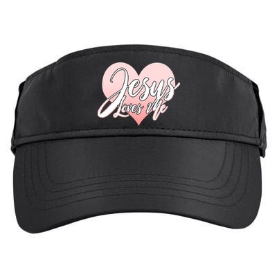 Jesus Love Me Adult Drive Performance Visor