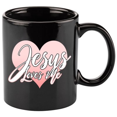 Jesus Love Me 11oz C Handle Ceramic Mug