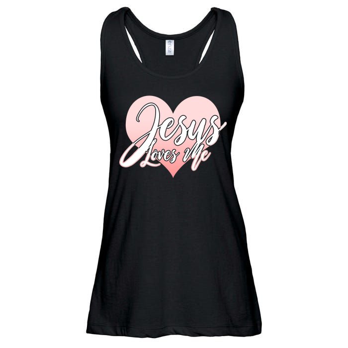 Jesus Love Me Ladies Essential Flowy Tank