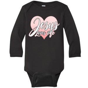 Jesus Love Me Baby Long Sleeve Bodysuit