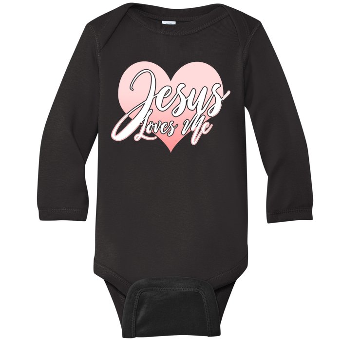 Jesus Love Me Baby Long Sleeve Bodysuit