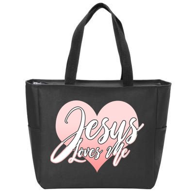 Jesus Love Me Zip Tote Bag