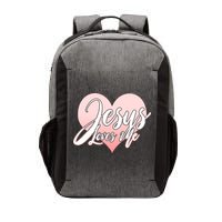 Jesus Love Me Vector Backpack