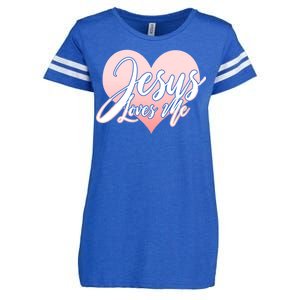 Jesus Love Me Enza Ladies Jersey Football T-Shirt