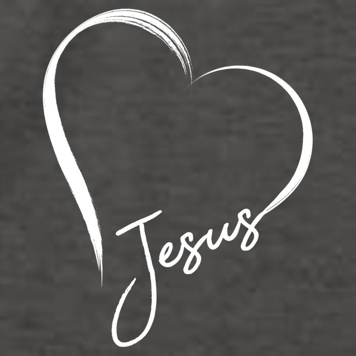 Jesus Love Simple Faith Heart Vector Backpack