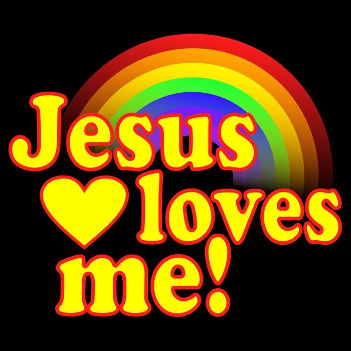 Jesus Loves Me Cool Rainbow Cooling Performance Crew T-Shirt