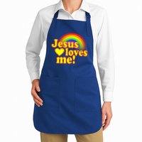 Jesus Loves Me Cool Rainbow Apron