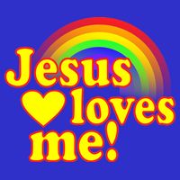 Jesus Loves Me Cool Rainbow Apron
