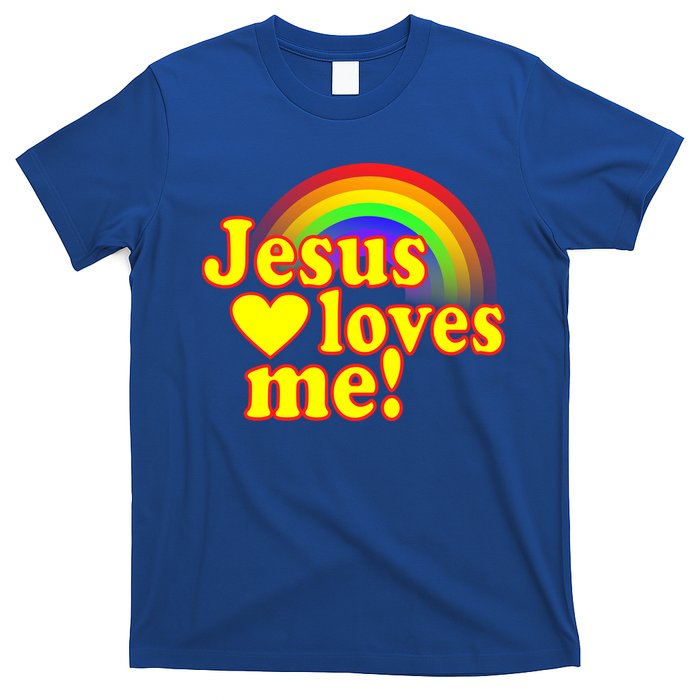 Jesus Loves Me Cool Rainbow T-Shirt