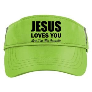 Jesus Loves You But I'm His Favorite Adult Drive Performance Visor