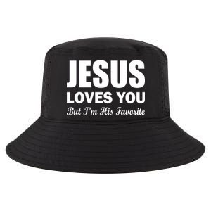 Jesus Loves You But I'm His Favorite Cool Comfort Performance Bucket Hat