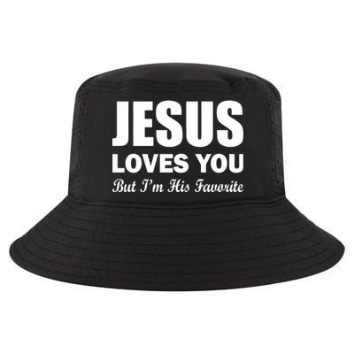 Jesus Loves You But I'm His Favorite Cool Comfort Performance Bucket Hat