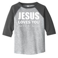 Jesus Loves You But I'm His Favorite Toddler Fine Jersey T-Shirt