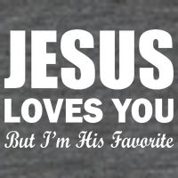 Jesus Loves You But I'm His Favorite Short Acrylic Beanie