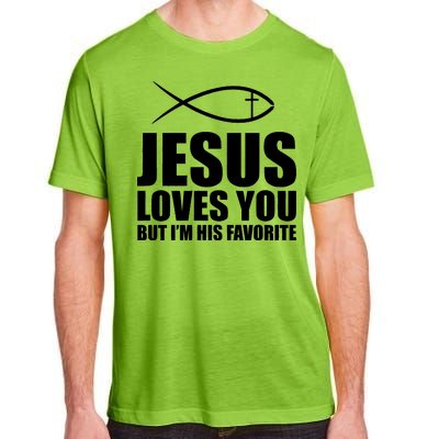 Jesus Loves You Funny Christain Adult ChromaSoft Performance T-Shirt