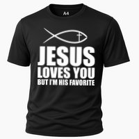 Jesus Loves You Funny Christain Cooling Performance Crew T-Shirt