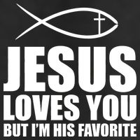 Jesus Loves You Funny Christain Adult Drive Performance Visor