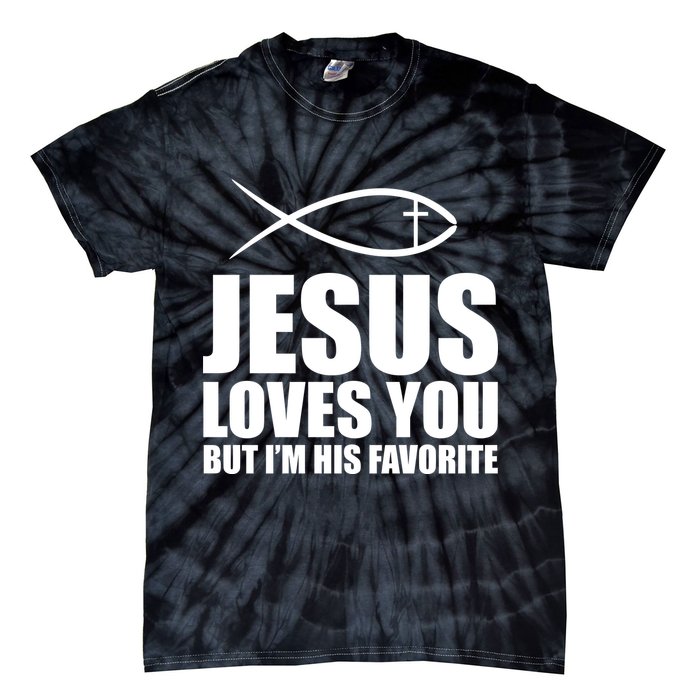 Jesus Loves You Funny Christain Tie-Dye T-Shirt