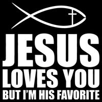 Jesus Loves You Funny Christain Tie-Dye T-Shirt