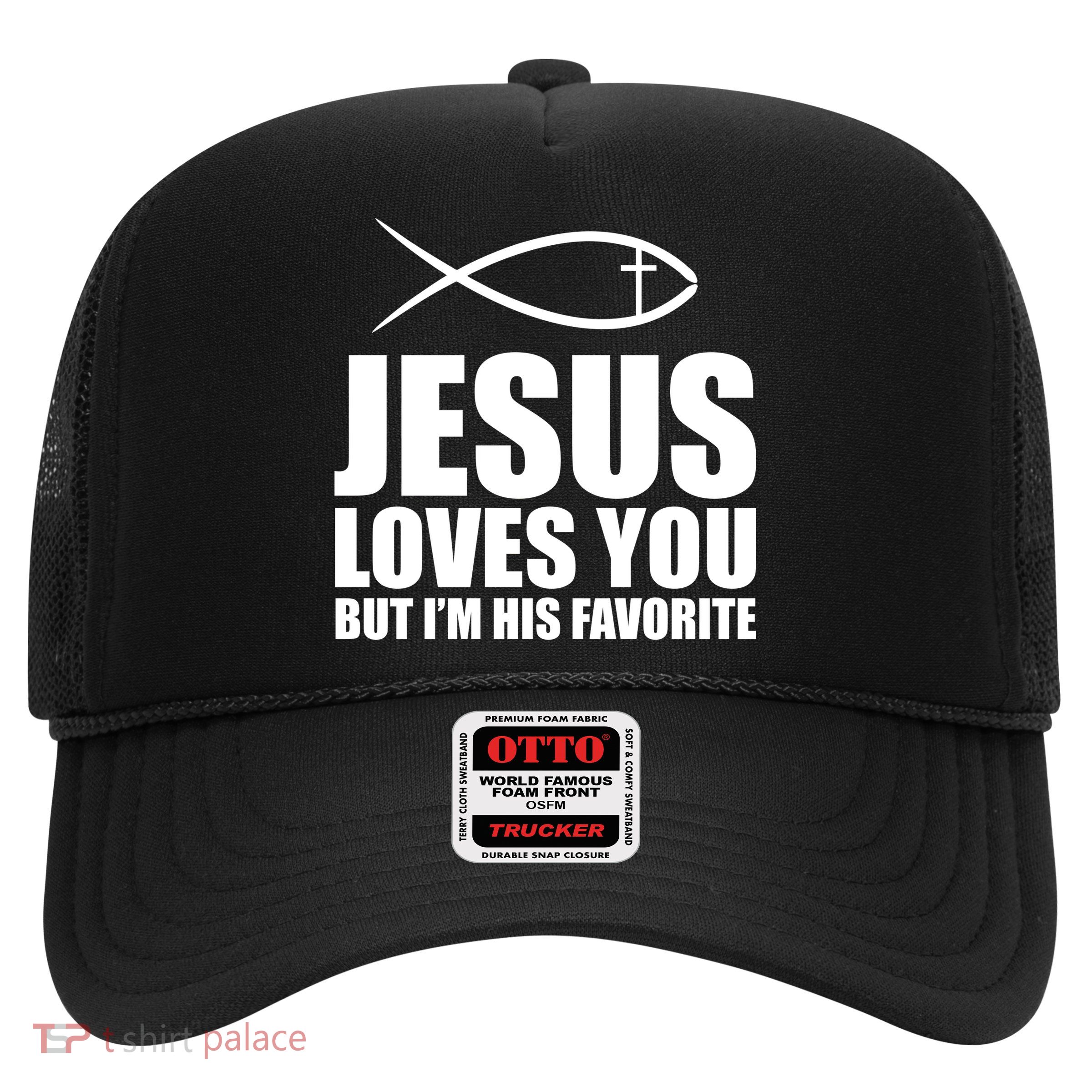 Jesus Loves You Funny Christain Trucker Hat