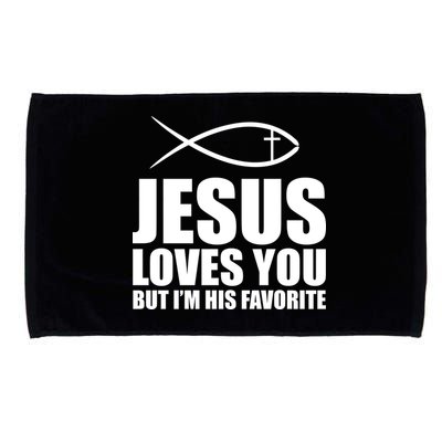 Jesus Loves You Funny Christain Microfiber Hand Towel