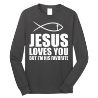 Jesus Loves You Funny Christain Long Sleeve Shirt