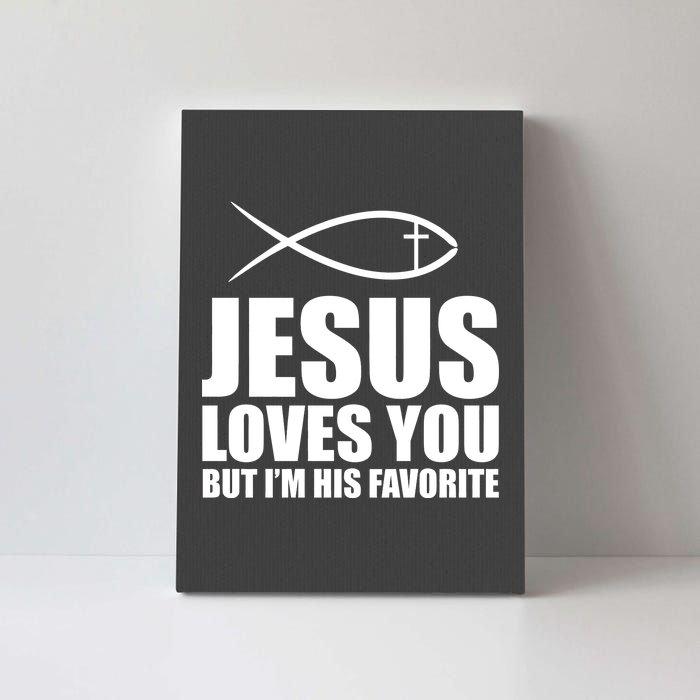 Jesus Loves You Funny Christain Canvas