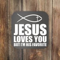 Jesus Loves You Funny Christain Coaster