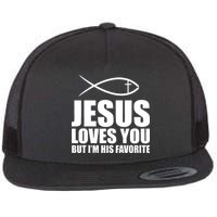 Jesus Loves You Funny Christain Flat Bill Trucker Hat