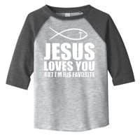 Jesus Loves You Funny Christain Toddler Fine Jersey T-Shirt