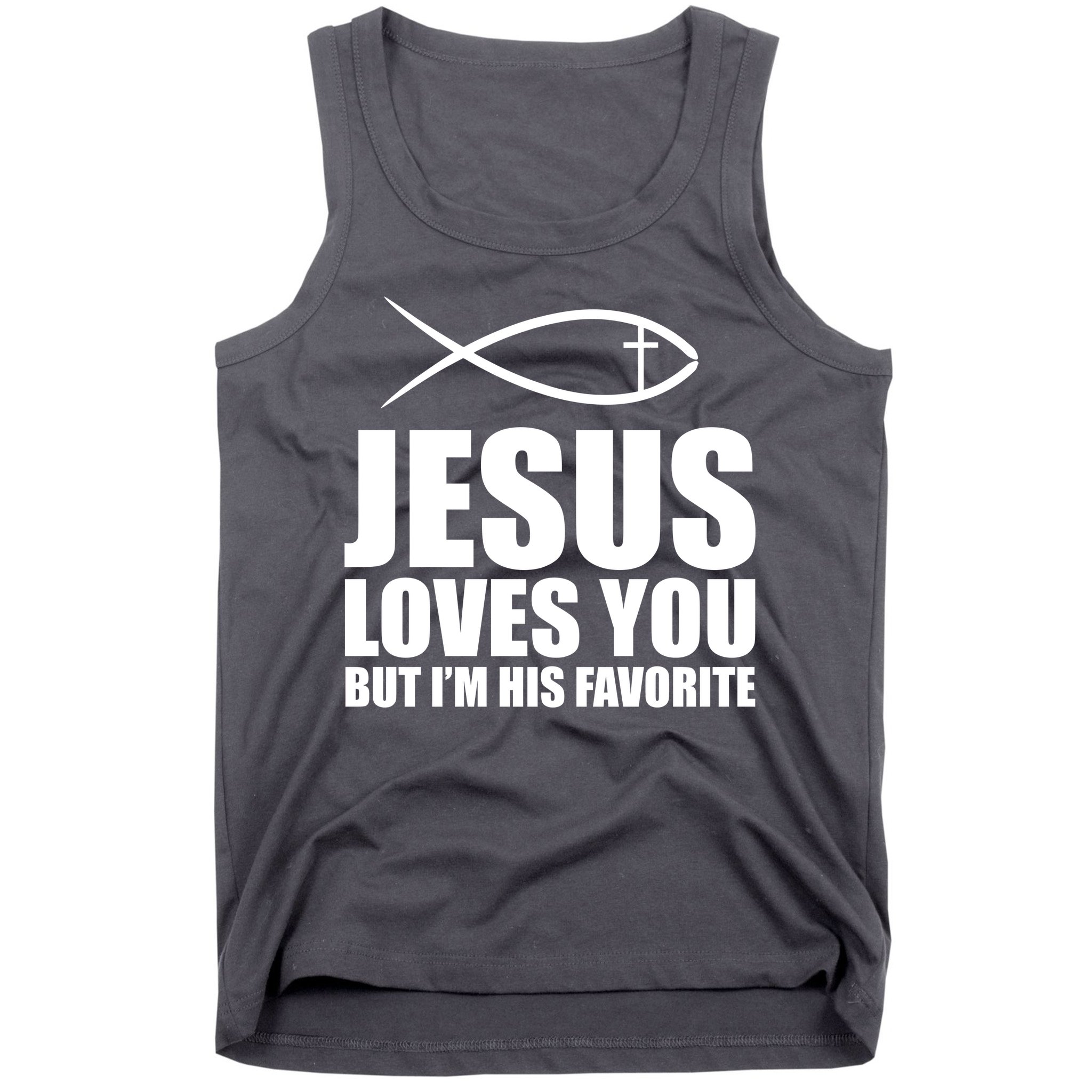 Jesus Loves You Funny Christain Tank Top