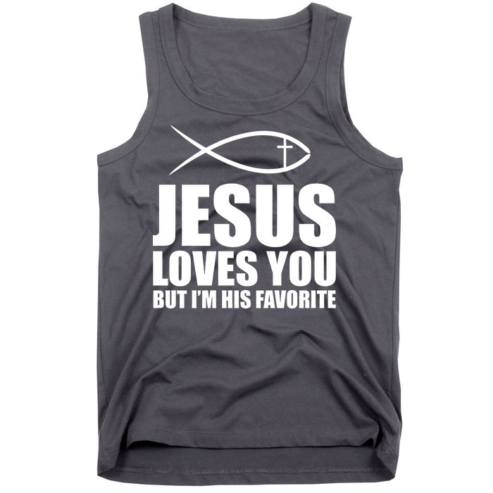 Jesus Loves You Funny Christain Tank Top