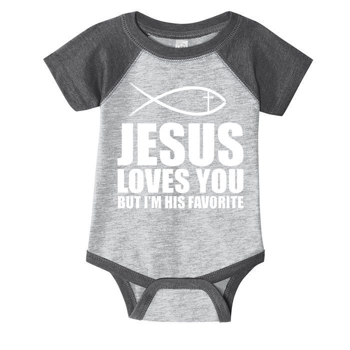 Jesus Loves You Funny Christain Infant Baby Jersey Bodysuit