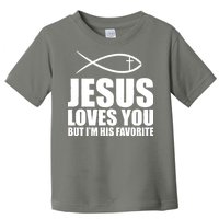 Jesus Loves You Funny Christain Toddler T-Shirt