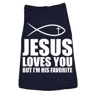 Jesus Loves You Funny Christain Doggie Tank