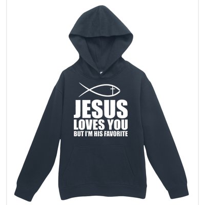 Jesus Loves You Funny Christain Urban Pullover Hoodie