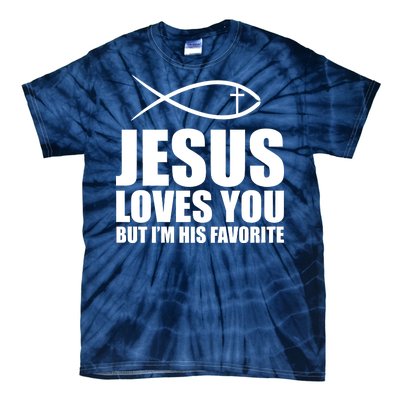 Jesus Loves You Funny Christain Tie-Dye T-Shirt