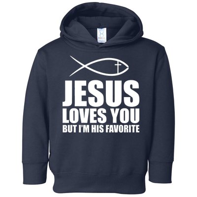 Jesus Loves You Funny Christain Toddler Hoodie