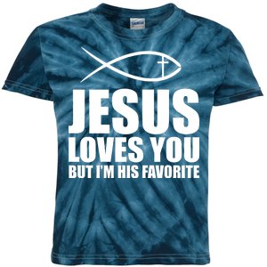 Jesus Loves You Funny Christain Kids Tie-Dye T-Shirt