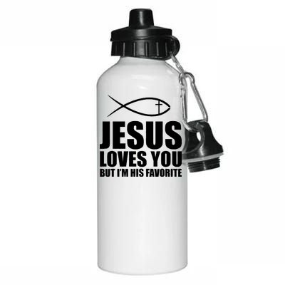 Jesus Loves You Funny Christain Aluminum Water Bottle