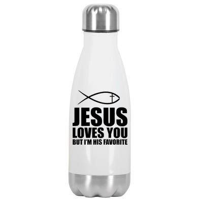 Jesus Loves You Funny Christain Stainless Steel Insulated Water Bottle