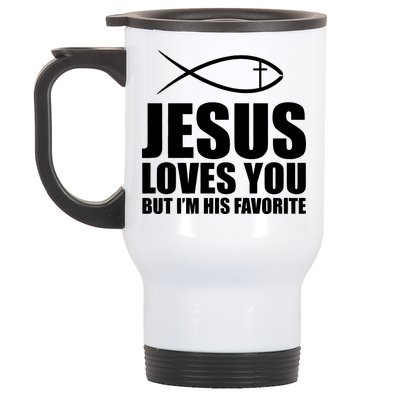 Jesus Loves You Funny Christain Stainless Steel Travel Mug