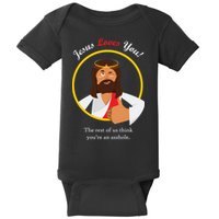 Jesus Loves You Funny Christian Baby Bodysuit
