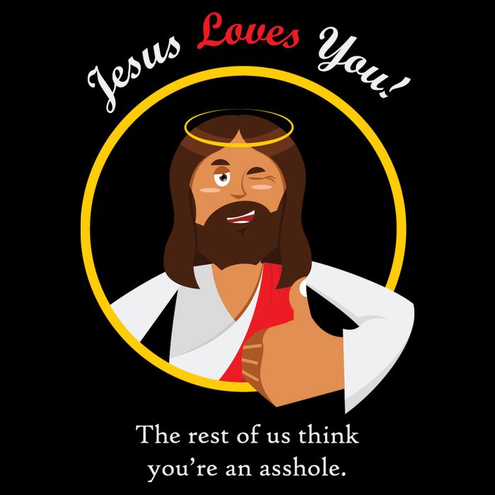 Jesus Loves You Funny Christian Baby Bodysuit