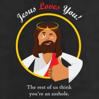 Jesus Loves You Funny Christian Trucker Hat