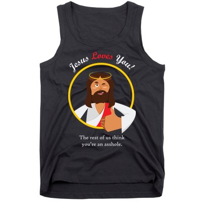 Jesus Loves You Funny Christian Tank Top