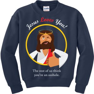 Jesus Loves You Funny Christian Kids Sweatshirt