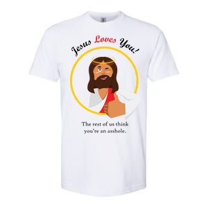 Jesus Loves You Funny Christian Softstyle CVC T-Shirt