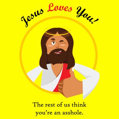 Jesus Loves You Funny Christian T-Shirt