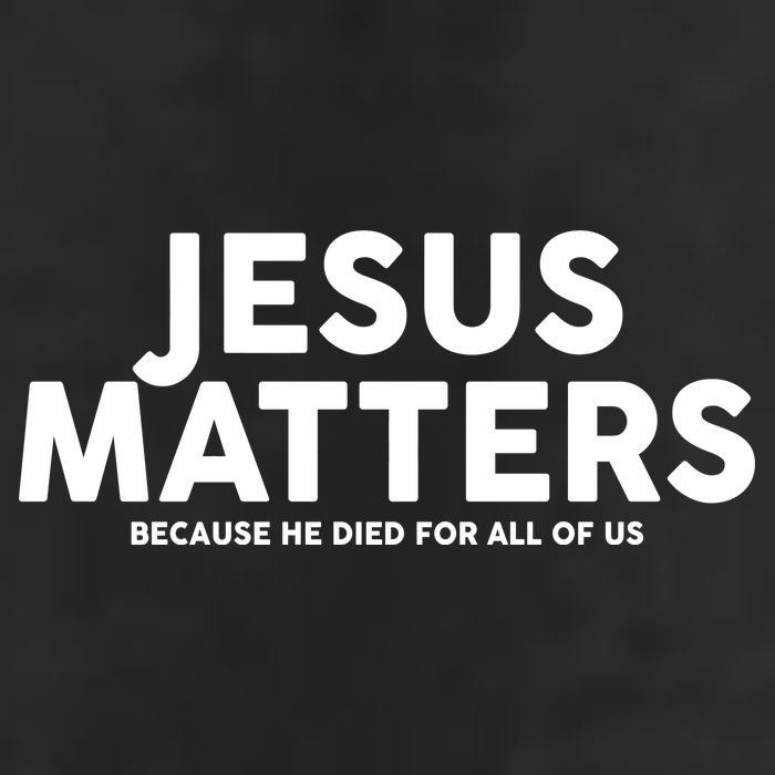Jesus Matters Because He Died For All Of Us Golf Towel